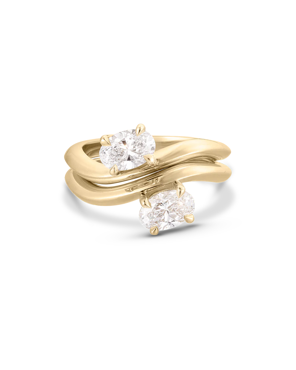Astra Oval Natural Diamond Pinky Ring - Image 18